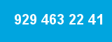 929 463 22 41 929 463 22 41